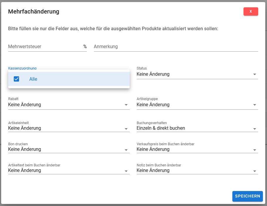 Mehrfachänderung Bild